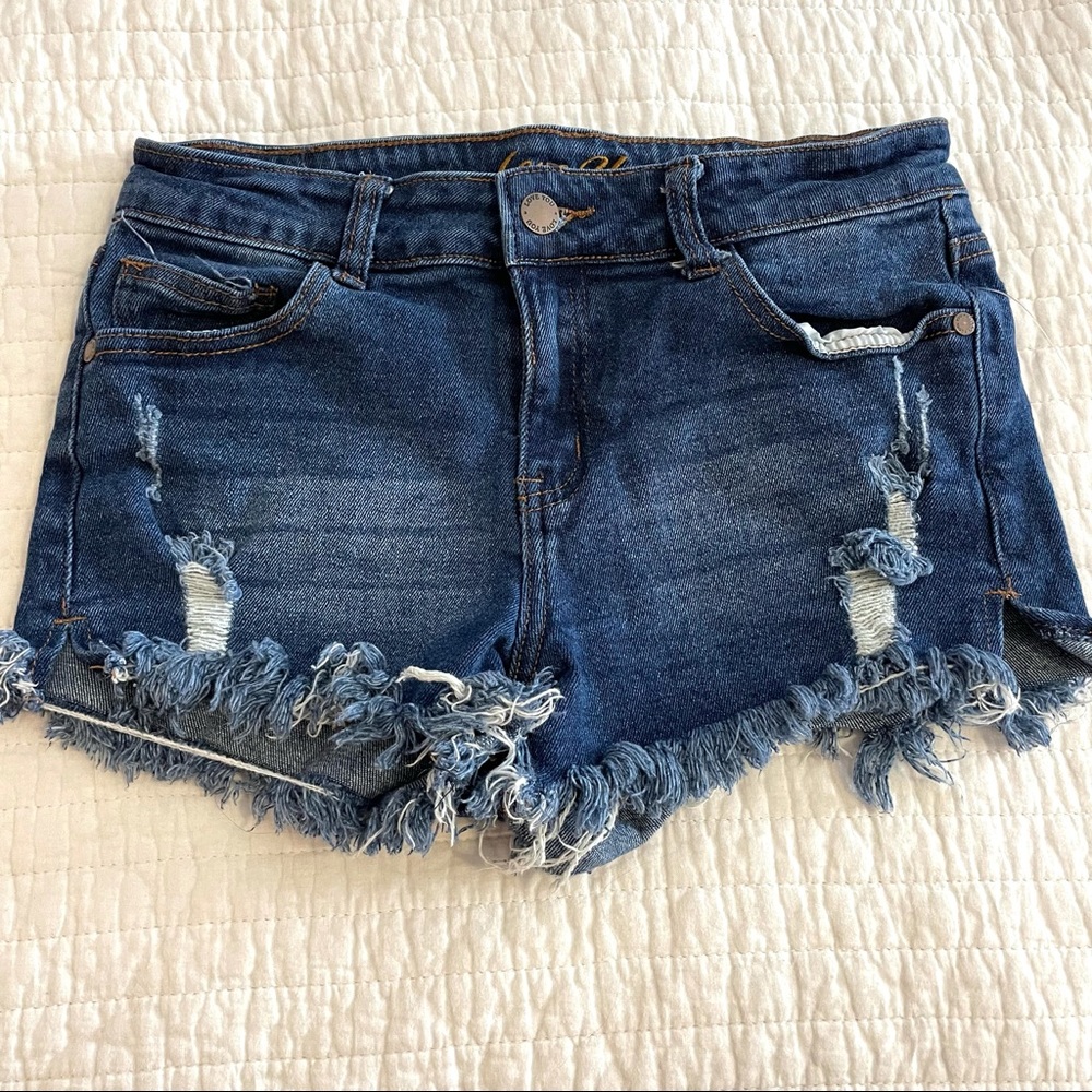 3/$20 Love you denim shorts
